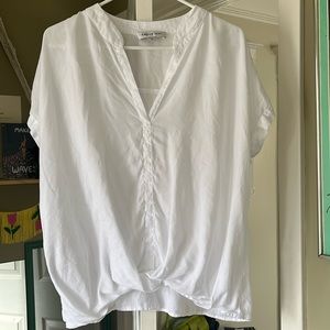 Amour Vert white tencel top